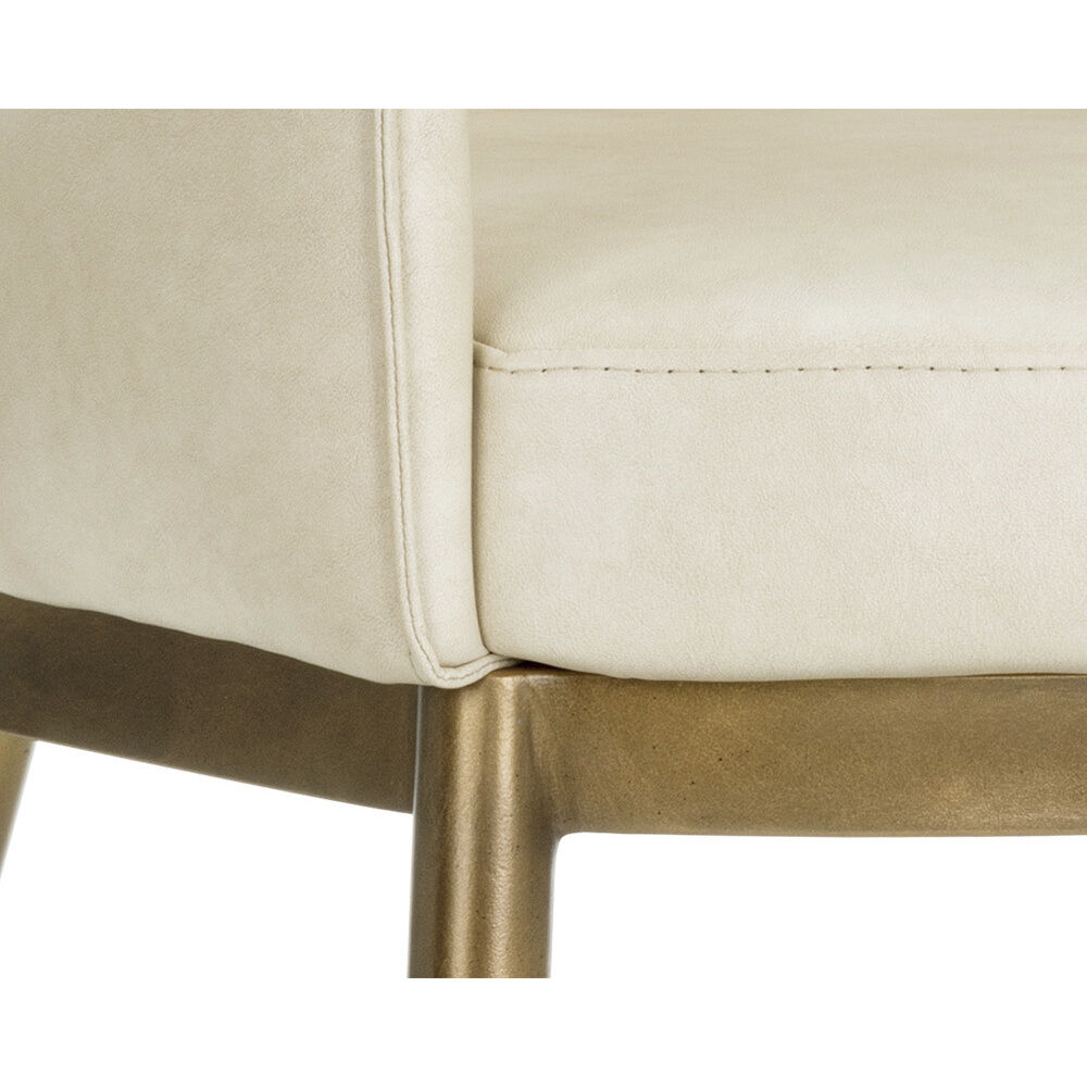 Franklin Bravo Cream Dining Armchair